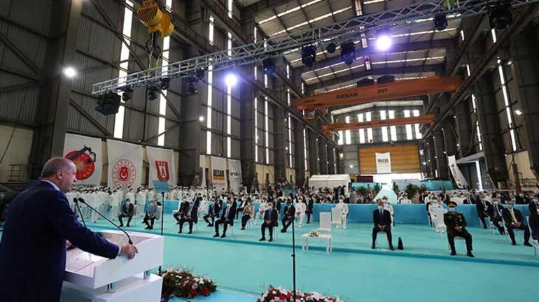 Cumhurbaşkanı Erdoğan: Gelin ikinci, üçüncü uçak gemilerini de inşa edelim
